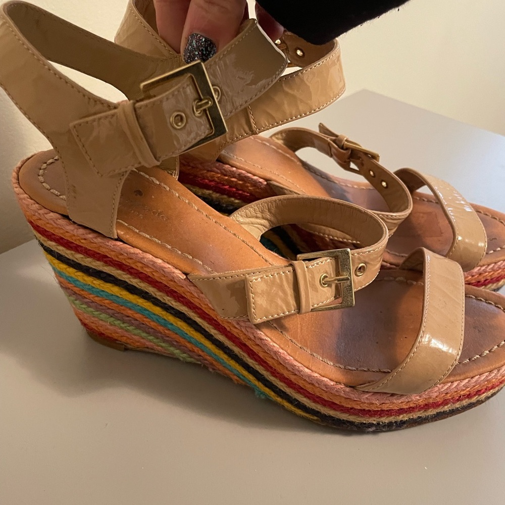 Kate Spade Wedge Heels 8.5